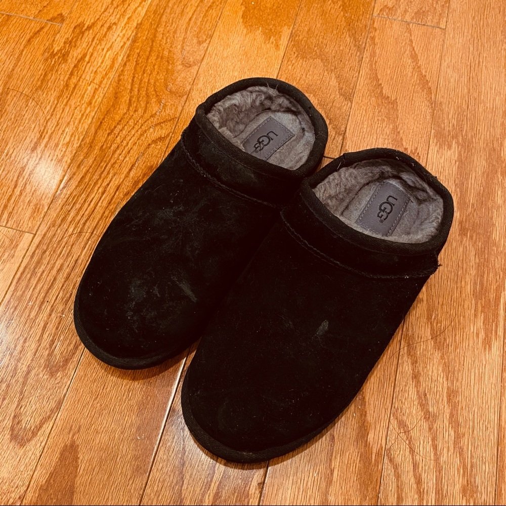 UGG black classic slippers